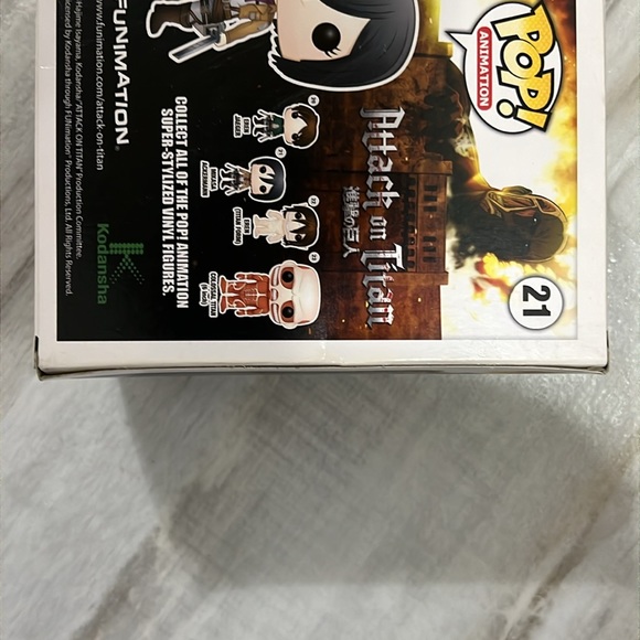 Funko POP Attack on Titan Mikasa Ackermann 21 Vinyl Figure - Picture 5 of 8